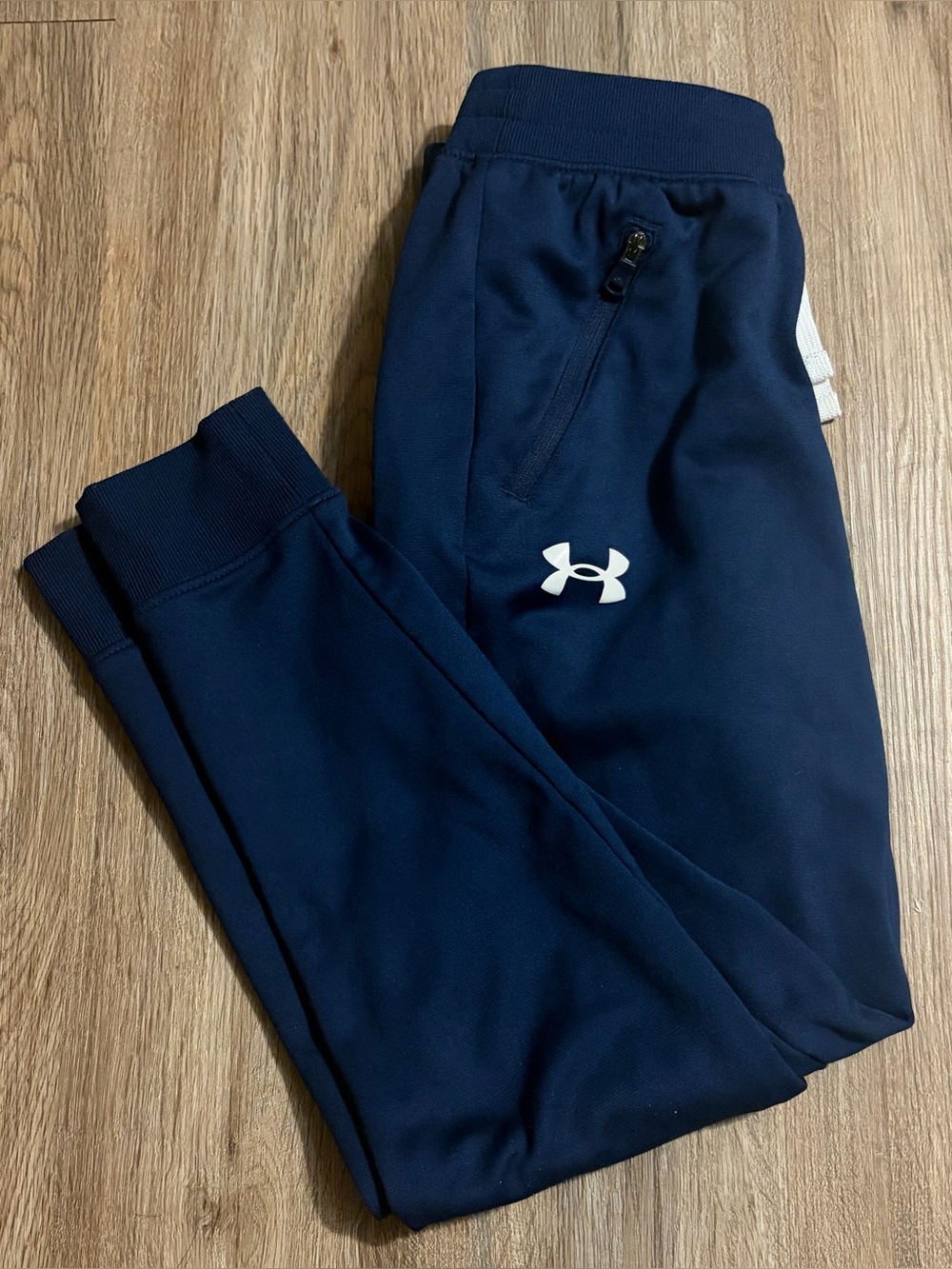 Under Armour - Navy Performance Joggers - Size Youth Small